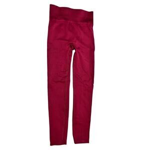Tala Seamless Scrunch Legging Women's Medium, Mid-High Waist, Burgundy